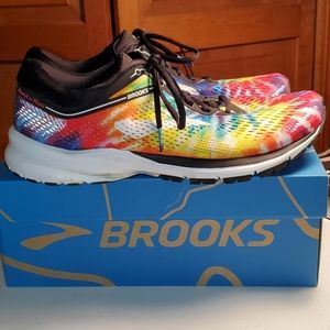 Brooks Launch 5. Women's 11. Tie dye. Rock n Roll